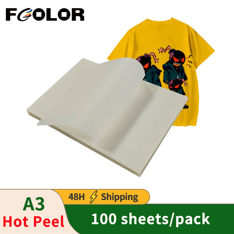 Dtf Hot Peel Film - 100 stuks A3 DTF PET-folie mat,