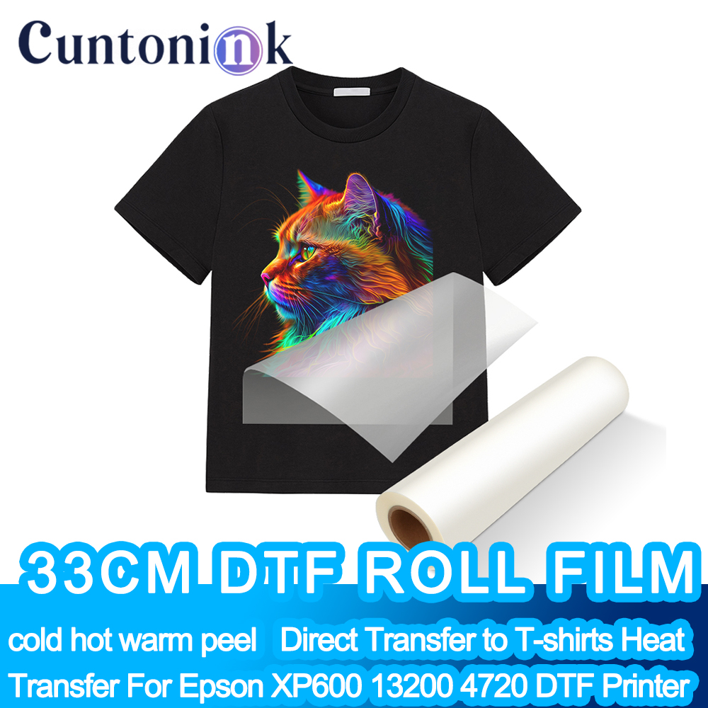 Dtf Hot Peel Film - 33 cm DTF PET-filmrol Directe overdracht