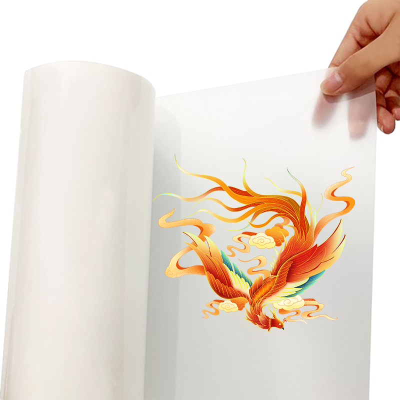 Dtf Hot Peel Film - 30cm×100m PET Roll-to-Roll UV DTF transferfilm