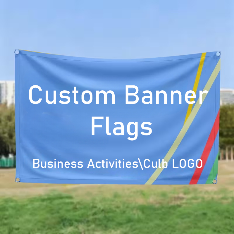 Commercial Printing Supplies - Aangepaste vlaggenbanner voor gepersonaliseerde logovlag voor