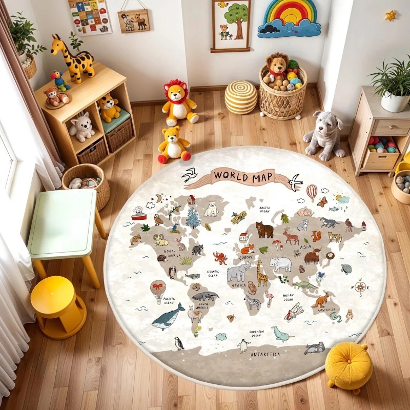   Speelronde vloermat Dierenwe - Wholesale Commercial Printing recensie en prijs