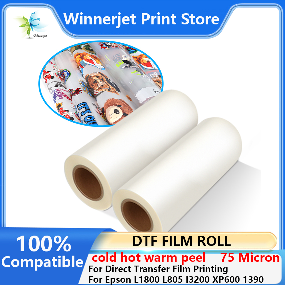 30 cm * 100 m DTF PET-filmrol  - Dtf Hot Peel Film recensie en prijs