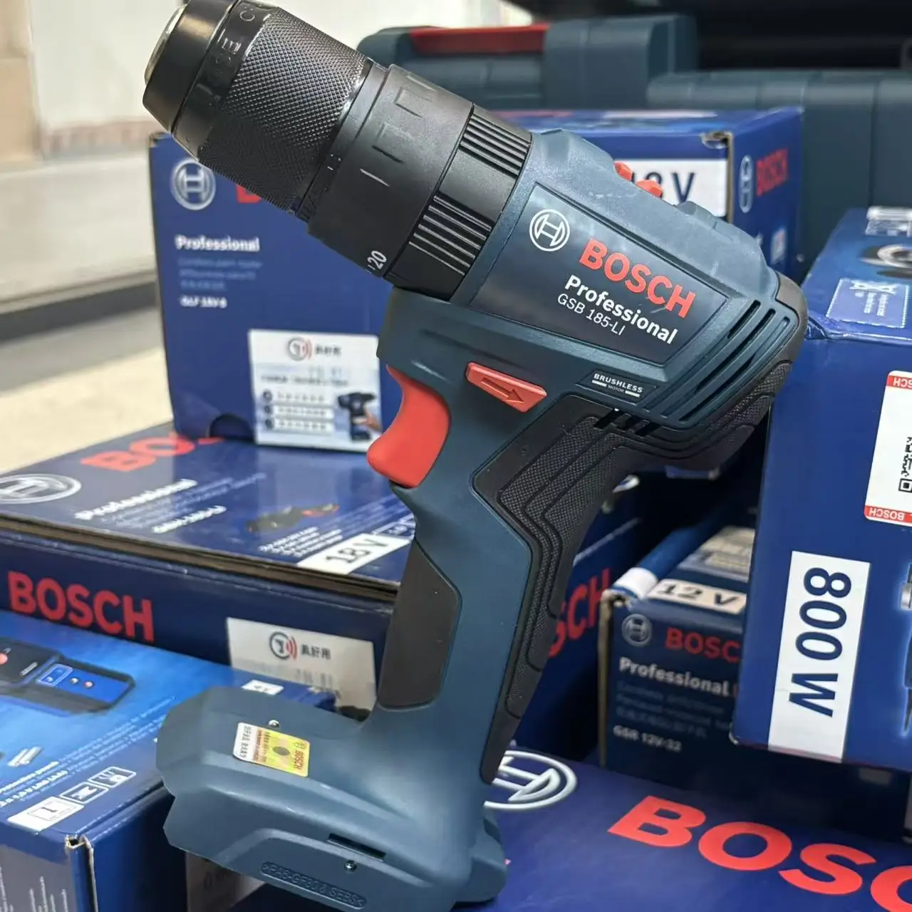 BOSCH GSB 185-LI Borstelloze A - Bosch Drill Gsb 18V recensie en prijs