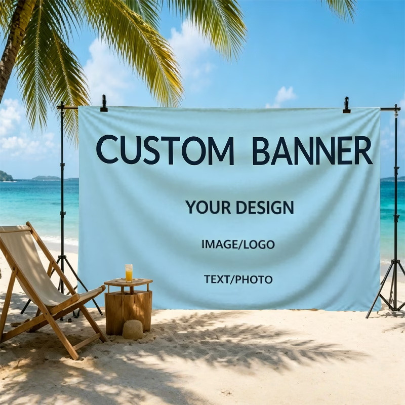 Aangepaste banner vlaggen gesc - Commercial Printing In Photoshop recensie en prijs