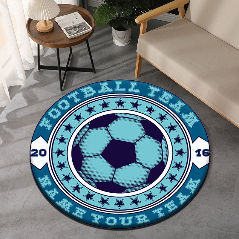 Voetbalthema rond tapijt Sport - Wholesale Commercial Printing recensie en prijs