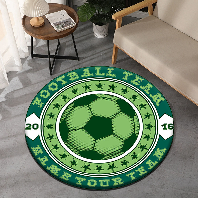 Voetbalthema rond tapijt Sport - Wholesale Commercial Printing recensie en prijs